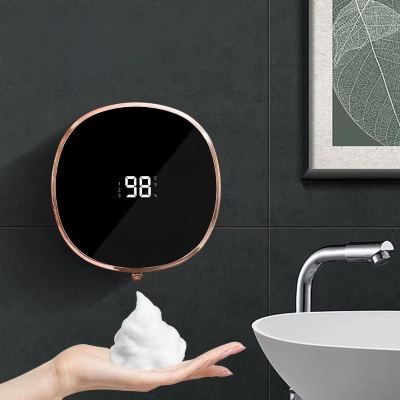 AeroSoap Smart Dispenser – Touchless Wall-Mounted Foam Soap Dispenser, Automatic & Rechargeable for Home & Bathroom